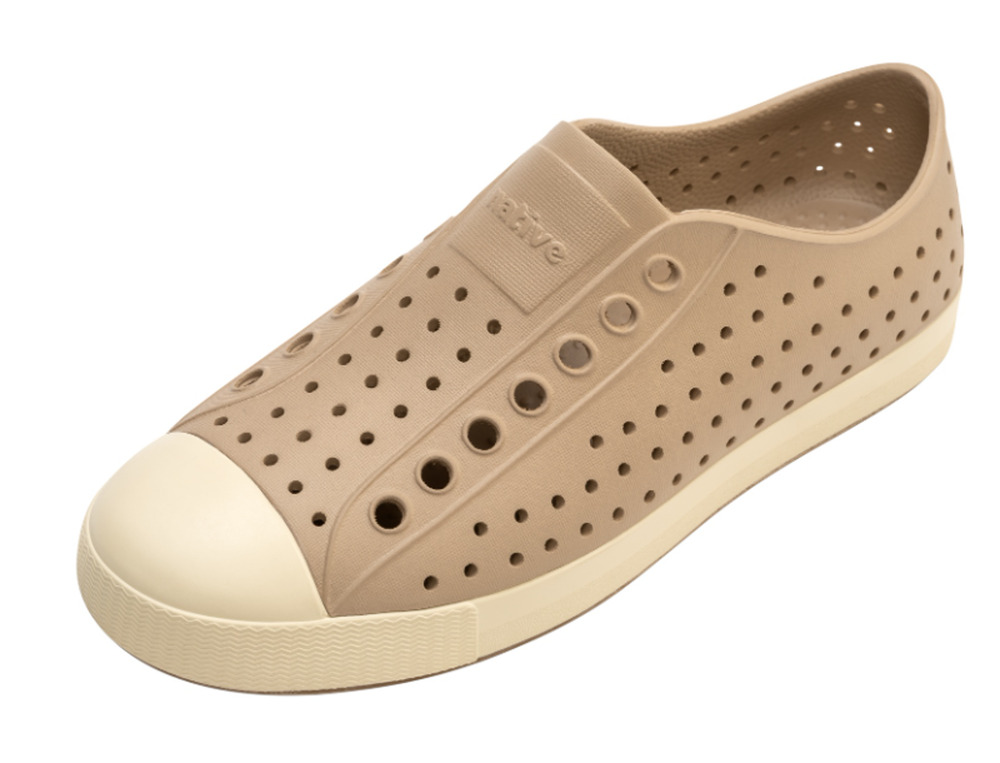 Native Men's Jefferson Shoes Size 13 Brown Tan EVA Slip On Sneakers NIB